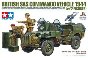 Tamiya 25423 1/35 British SAS Commando Vehicle 1944 (with 2 Figures)：圖片 4
