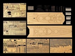 Tamiya 25181 1/350 Bismarck 1941 Detail Up Set