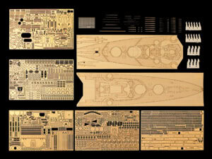 Tamiya 25181 1/350 Bismarck 1941 Detail Up Set
