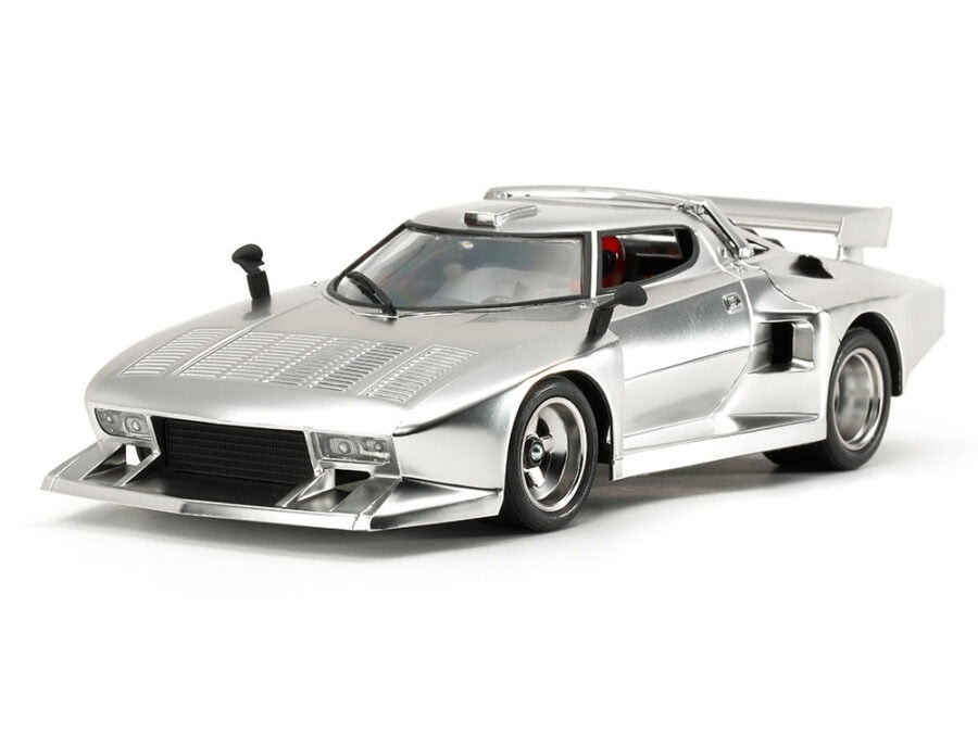 Tamiya 25418 1/24 Lancia Stratos Turbo (Silver Color Plated)：圖片 1