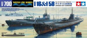Tamiya 31453 1/700 I-16 & I-58 - Japanese Submarine：圖片 2