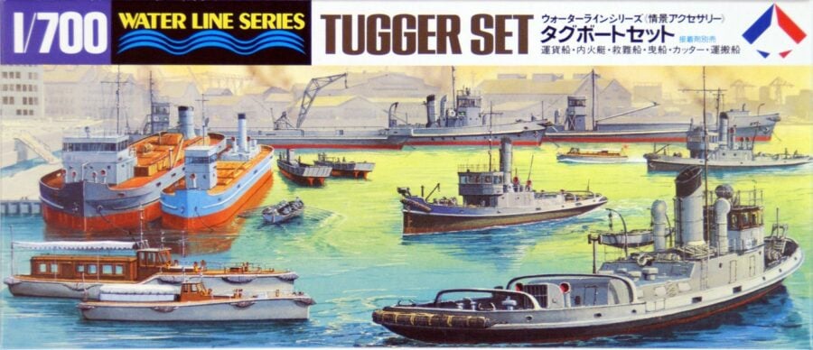 Tamiya 31509 1/700 Scenery Accessory Tugger Set：圖片 1