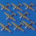 Tamiya 31515 1/700 North American B-25 Mitchell Set