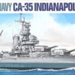 Tamiya 31804 1/700 CA-35 Indianapolis - U.S Heavy Cruiser