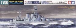 Tamiya 31806 1/700 Hood - British Battle Cruiser & E Class Destroyer (Battle of the Denmark Strait)：圖片 2