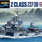 Tamiya 31908 1/700 Z Class (Z37-Z39) Zerstorer (1936A) - German Destroyer