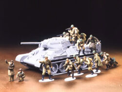 Tamiya 32521 1/48 WWⅡ Russian Infantry & Tank Crew Set
