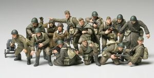 Tamiya 32521 1/48 WWⅡ Russian Infantry & Tank Crew Set：圖片 2