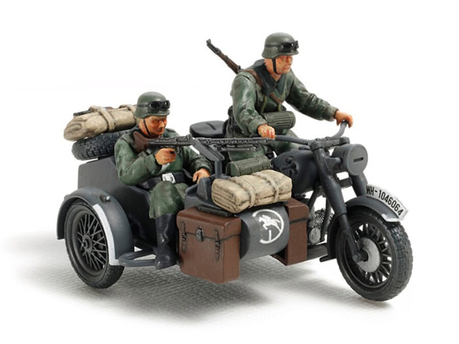 Tamiya 32578 1/48 German Motorcycle & Sidecar：圖片 1