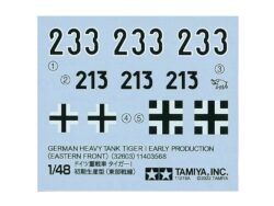 Tamiya 32603 1/48 German Heavy Tank Tiger I Early Production (Eastern Front)：圖片 8
