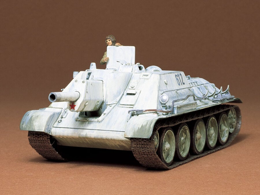 Tamiya 35093 1/35 Russian Tank Destroyer SU-122：圖片 1