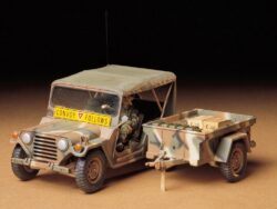 Tamiya 35130 1/35 U.S. M151A2 Ford Mutt with M416 Cargo Trailer