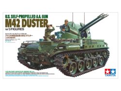 Tamiya 35161 1/35 U.S. Self-Propelled A.A. Gun M42 Duster (w/3 Figures)：圖片 2