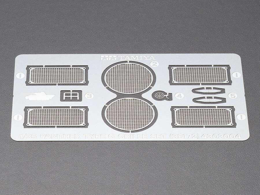 Tamiya 35172 1/35 German Panther Type G Photo-Etched Grille Set：圖片 1