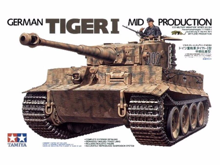 Tamiya 35194 1/35 German Tiger I Tank Mid Production：圖片 2