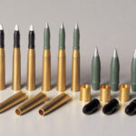 Tamiya 35198 1/35 German Sturmgeschutz III Brass 7.5cm & 10.5cm Projectiles