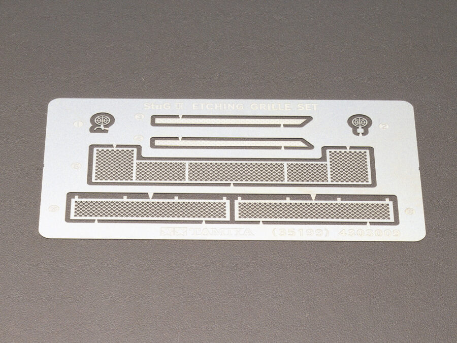 Tamiya 35199 1/35 German Sturmgeschutz III Photo-Etched Grille Set：圖片 1