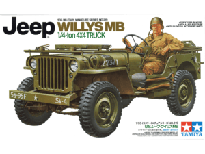 Tamiya 35219 1/35 U.S. Jeep Willys MB 1/4-ton 4x4 Truck：圖片 2