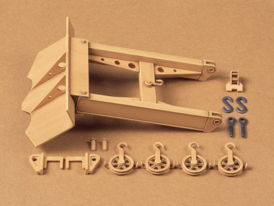 Tamiya 35243 1/35 Tank Recovery Accessory Set for German 18 Ton Half-Track：圖片 1