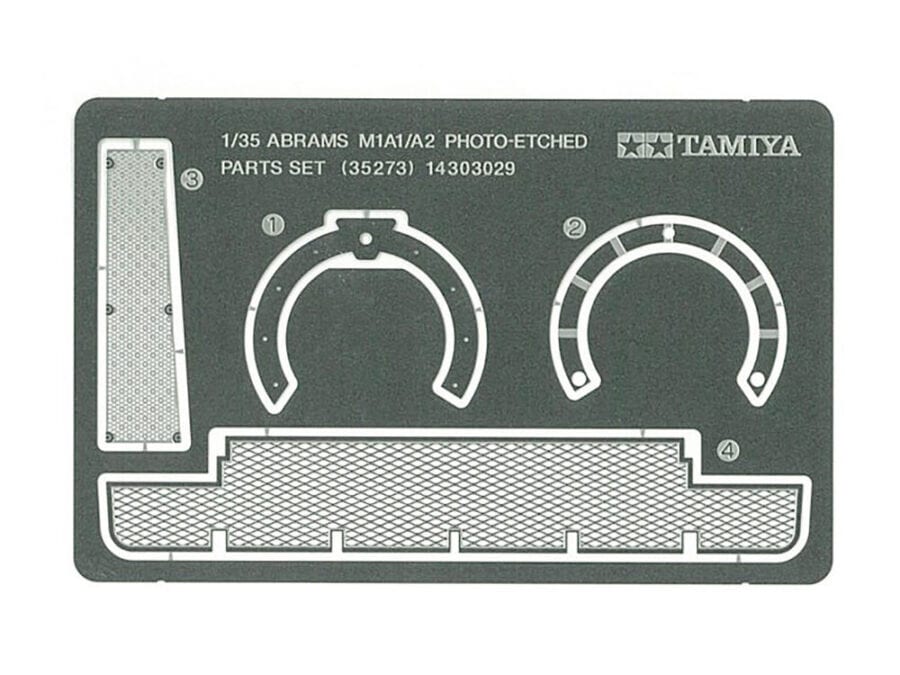 Tamiya 35273 1/35 U.S. M1A1/A2 Abrams Photo-etched Parts Set：圖片 1