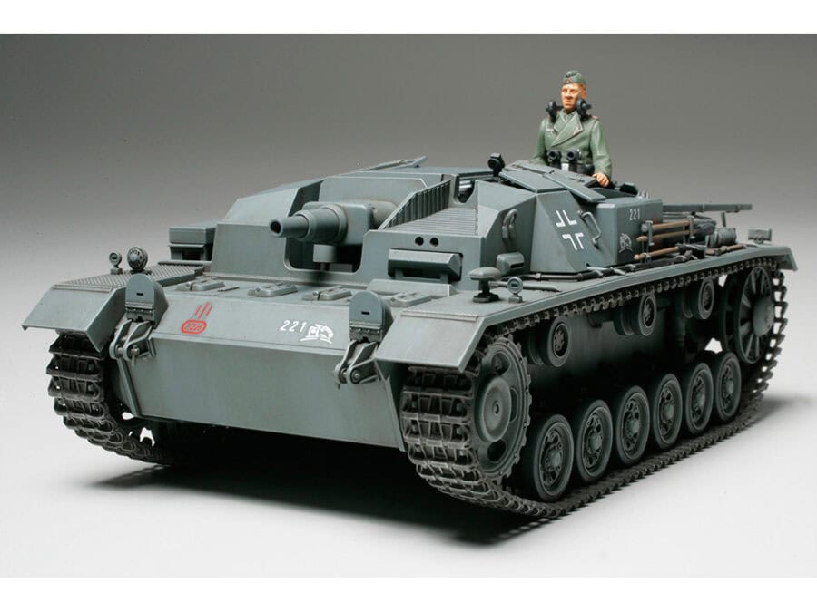 Tamiya 35281 1/35 Sturmgeschutz III Ausf.B (Sd.Kfz. 142)：圖片 1