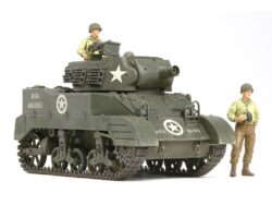 Tamiya 35312 1/35 U.S. Howitzer Motor Carriage M8 'Awaiting Orders' Set (w/3 Figures)