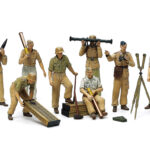 Tamiya 35343 1/35 German Africa Corps Luftwaffe Artillery Crew Set