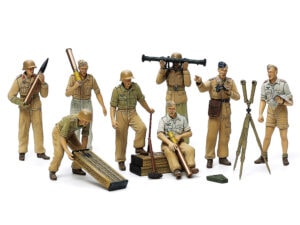 Tamiya 35343 1/35 German Africa Corps Luftwaffe Artillery Crew Set
