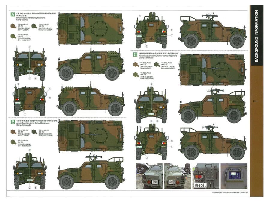 Tamiya 35368 1/35 Japan Ground Self Defense Force Light Armored Vehicle (LAV)：圖片 8