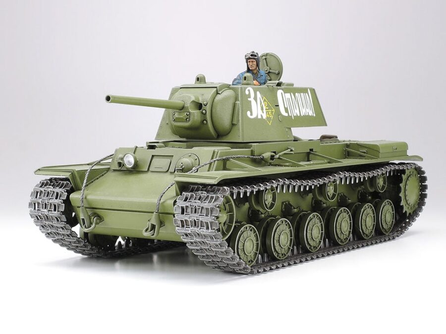 Tamiya 35372 1/35 Soviet Heavy Tank KV-1 1941 Early Production Vehicle：圖片 1