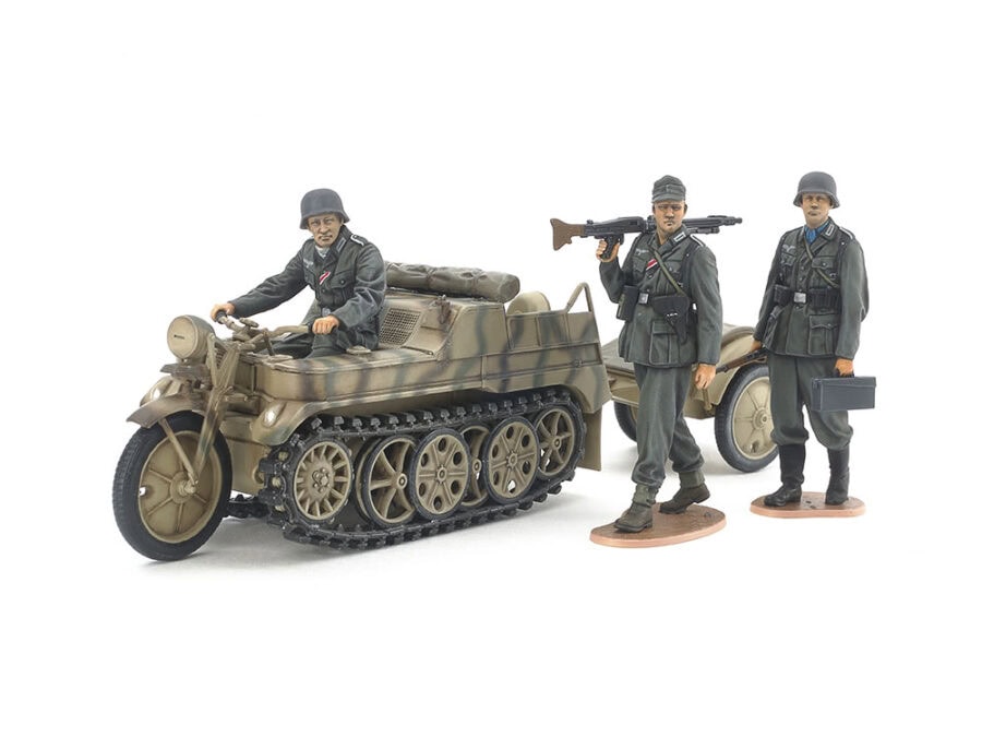 Tamiya 35377 1/35 German Sd.Kfz.2 Kettenkraftrad (Mid-production)：圖片 1