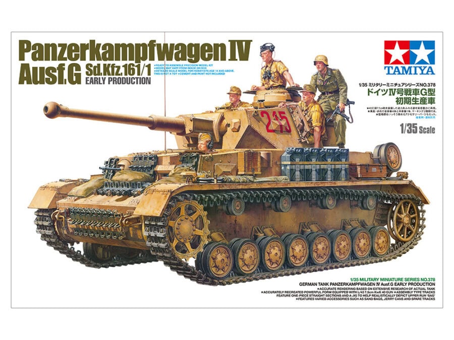 Tamiya 35378 1/35 German Tank Panzerkampfwagen Ⅳ Ausf.G (Early Production)：圖片 6