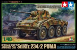 Tamiya 37010 1/48 German Heavy Armored Car Sd.Kfz. 234/2 PUMA：圖片 2