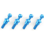 Tamiya 40540 GT-01 4mmx3h Aluminum Ball Connector Set