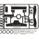 Tamiya 95252 1/32 Mini 4WD Aero Hi-Mount Roller Set (Black)