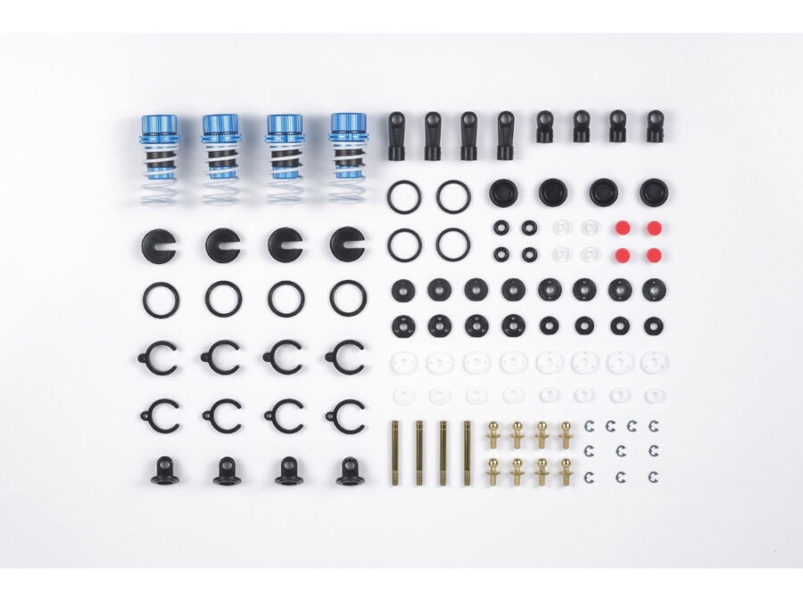 Tamiya 42102 TRF Special Damper (Hard Black Coating) 4pcs.：圖片 1