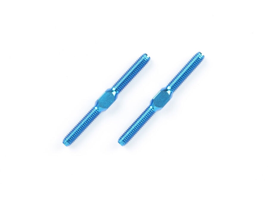 Tamiya 42118 3x32mm Blue Titan Turnbuckle*2：圖片 1
