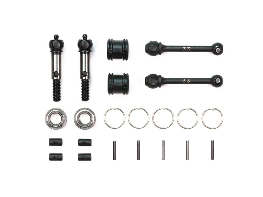 Tamiya 42312 M-07 RC Double Cardan Joint Shaft - 33mm (2pcs)：圖片 1