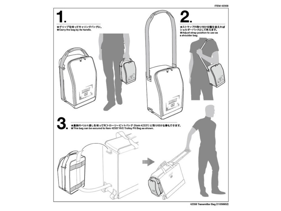 Tamiya 42358 Transmitter Bag：圖片 4
