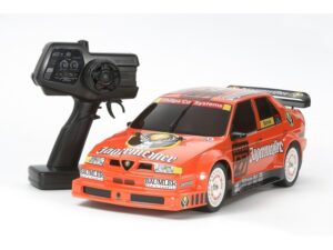 Tamiya 46627 1/10 RC RTR Alfa Romeo 155 V6 TI Jagermeister (TT01ES chassis)