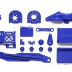 Tamiya 47335 TT-02 D Parts (Motor Mount) (Blue)