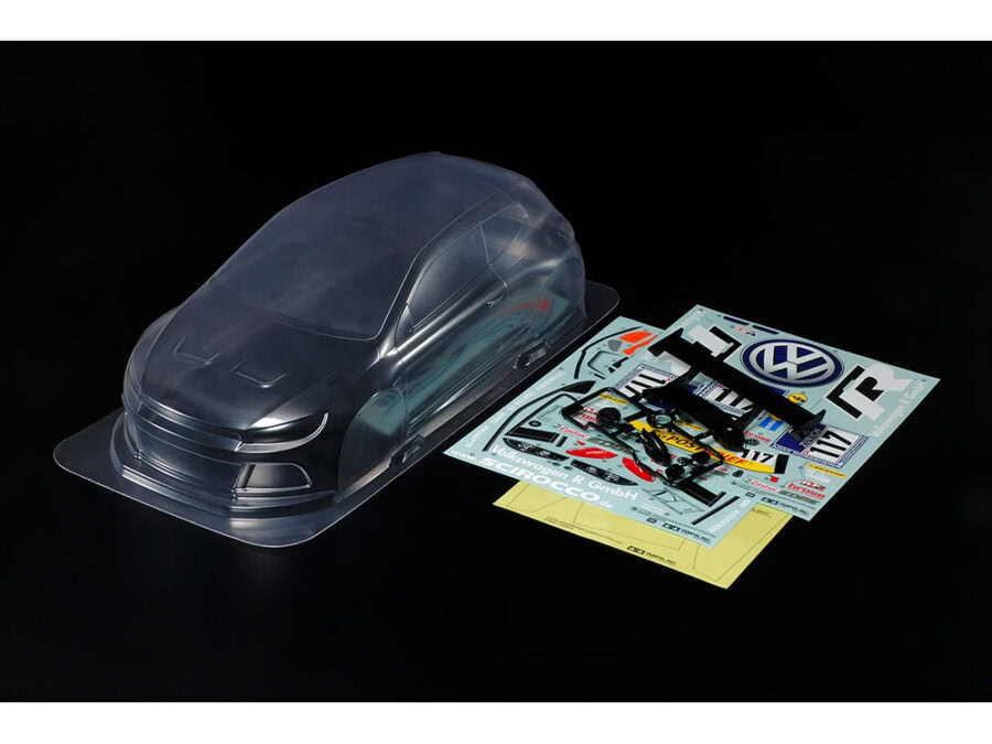 Tamiya 47357 RC Body Set VW Scirocco - GT24-CNG Lightweight 190mm：圖片 1