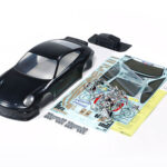 Tamiya 47365 1/10 RC Body Set Porsche 911 GT3 VIP 2007 (Black/Painted) Ltd.