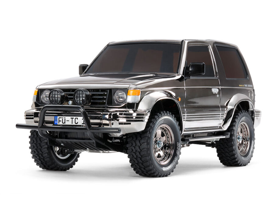 Tamiya 47375 1/10 R/C Mitsubishi Pajero Metaltop Wide Black Metallic：圖片 1