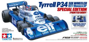 Tamiya 47392 1/10 R/C Tyrrell P34 Six Wheeler 1977 Monaco GP Special Edition (Painted Body):圖片 2