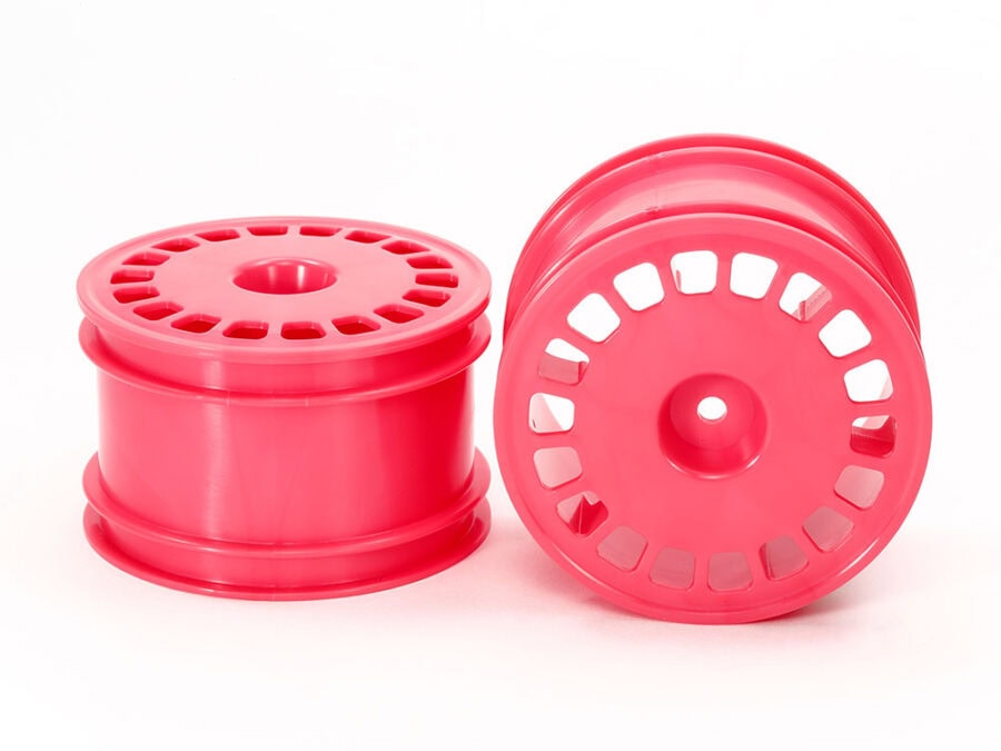 Tamiya 47399 Large Dish Wheels R 62/35 Pink：圖片 1