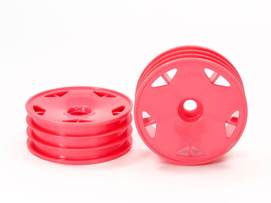Tamiya 47400 2WD Astral F Wheels 60/19 Pink：圖片 1
