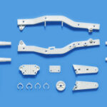 Tamiya 47406 WR-02CB F Parts (Frame) (White)