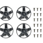 Tamiya 47410 WR-02CB S Parts (Spokes) (Deep Gray)