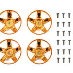 Tamiya 47415 WR-02CB S Parts (Spokes) (Orange Plated)